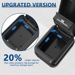 Caja de seguridad para llaves de coche de gran capacidad con dial iluminado y cubierta protectora resistente <span class=keywords><strong>a</strong></span> la intemperie, ideal para servicios de transporte. - Product Image 2