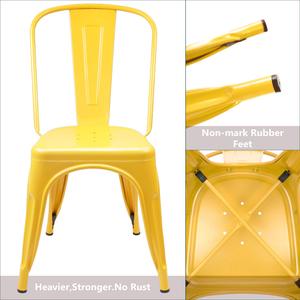 Meubles de Restaurant, mobilier moderne, coloré et durable, chaise de café, en métal, silla <span class=keywords><strong>del</strong></span> comedor - Product Image 2
