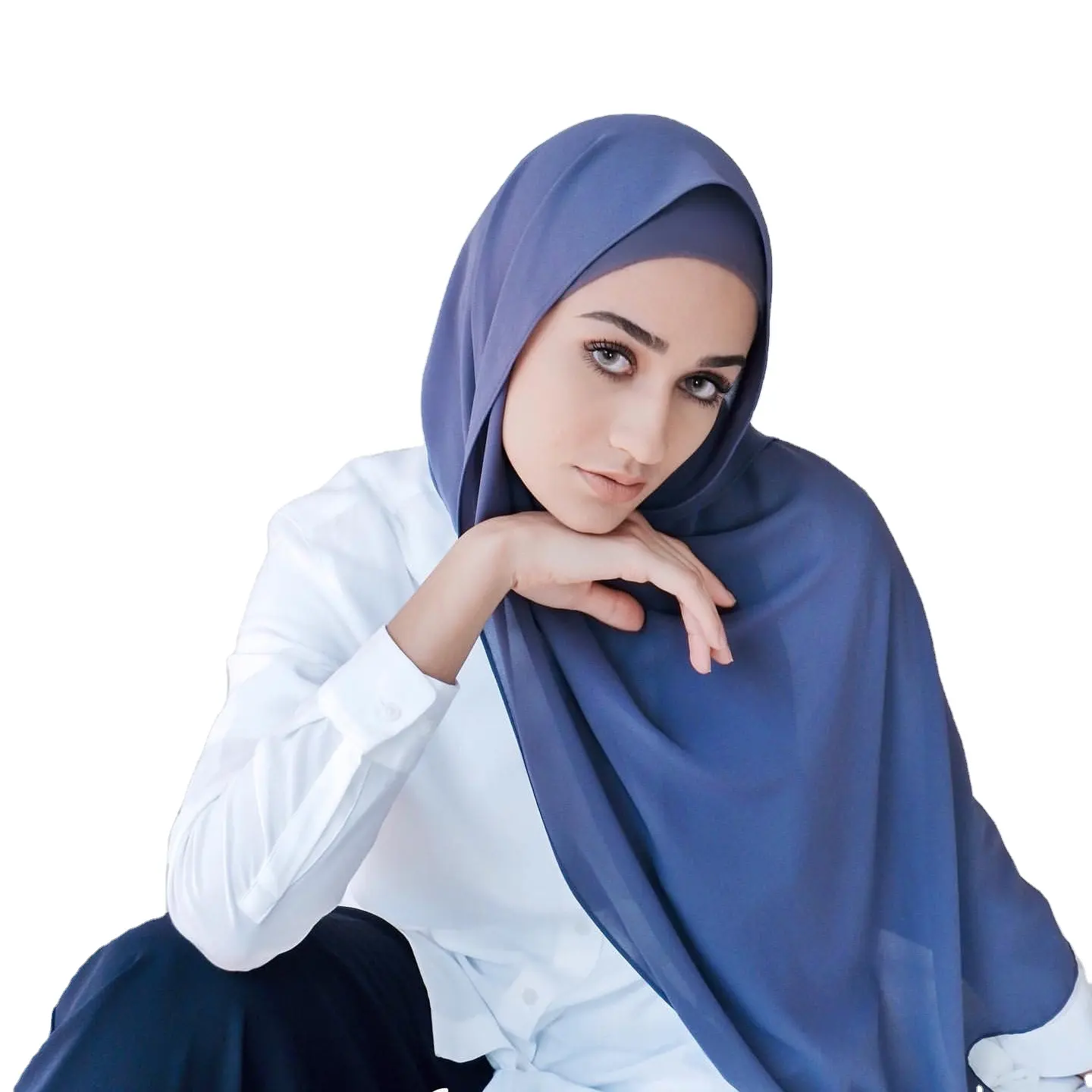 lot of 12 Wholesale Dalalid Kuwaiti double stretch Shayla Scarf hejab Hijab 