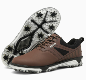 Chaussures de golf résistantes à l'eau pour hommes, baskets de golf à lacets, chaussures de golf légères avec semelle antidérapante - Product Image 2
