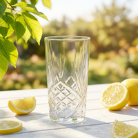 Verre à vin et à bière classique de 330 ml, personnalisable, épais et luxueux, réutilisable, anti-casse, pour les fêtes et les bars