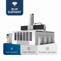 Máquina CNC de 5 Ejes EW4 3050 para Tallado de Madera, Espuma y Plástico, con Husillo de 11KW Refrigerado por Agua