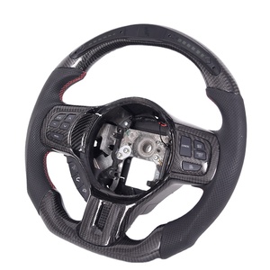 Carbonstep bóng đua da LED hiển thị xe chỉ đạo Wheel cho Mitsubishi EVO x Sợi Carbon chỉ đạo Wheel - Product Image 1