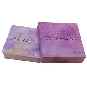 Cartes inspirantes personnalisées WJPC Cartes de motivation pour adolescents Impression de cartes Oracle Tarot Golden Edge pour enfants - Product Image 1