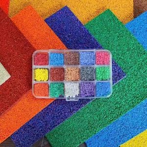 Đầy Màu sắc thân thiện với môi trường EPDM hạt cao su sàn cao su cho trẻ em sân chơi - Product Image 5