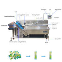 Machine automatique de tri de sachets de barres protéinées en poudre de céréales pour machine d'emballage de boîtes en carton