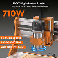 3020 Nova CNC Router met noodstop en limietschakelaars, 710W spindel, desktop CNC graveermachine voor doe-het-zelf hobby