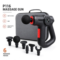 Pistolet de massage infrarouge à ondes médicinales pour relaxation musculaire, utilisation conviviale pour le dos, le cou, les épaules, le corps entier, idéal pour la gym, le bureau et la maison