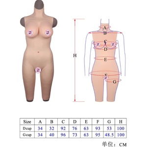 Body sculptant rehausseur <span class=keywords><strong>de</strong></span> hanches et fesses, rehausseur <span class=keywords><strong>de</strong></span> poitrine, pour une silhouette plus pulpeuse, dos élégant, pour travesti, avec culotte courte et forme mammaire - Product Image 6