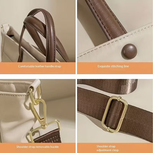 Funda Portátil de PU de 16 Pulgadas para Mujer, Nueva Colección 2025, Moderna, Casual, para Viajes Diarios, Color Sólido, Maletín Ejecutivo - Product Image 4