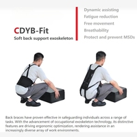 Soft Back Support Exoskeleton Trabajos diarios Equipo de rehabilitación