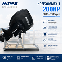 Moteurs hors-bord à essence 4 temps Hidea HDEF200FMEX-T EFI de 200 CV avec arbre en X de 25 pouces, fabriqués en Chine, avec certificat CE