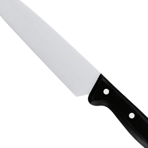 Couteau de cuisine en acier inoxydable à lame fixe et design unique, forgé à la main, qualité industrielle, robuste, en vente - Product Image 3