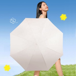 Vente en gros de luxe Pongé Parapluie automatique Protection UV Parasol pour adultes Nouveau style d'affaires pour les femmes - Product Image 3