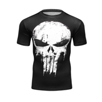 T-shirts personnalisés pour hommes en sublimation, 100% polyester, impression numérique, sportifs, respirants, manches courtes, blancs