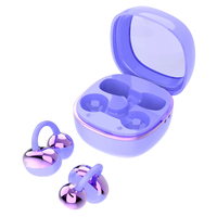 Écouteurs sans fil sportifs OWS à clip d'oreille avec puce JL, étanchéité IPX4, indicateur de batterie LED 5.3 pour iOS et Android