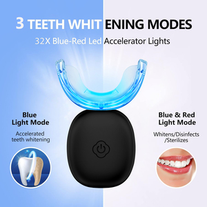 Kit Sbiancante per Denti con 32 LED Approvato CE, Gel Senza Perossido, Ricaricabile Wireless, Confezione Regalo di Lusso, Uso Domestico Sicuro RIJIE <span class=keywords><strong>SMILE</strong></span> - Product Image 5