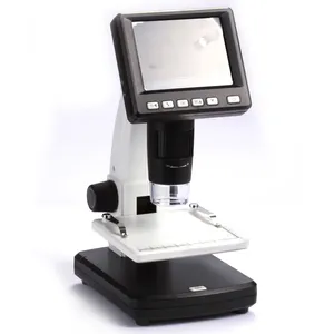 Gelsonlab数字显微镜10x-300x (最高1200x)，带液晶显示器和5 Mpx摄像头