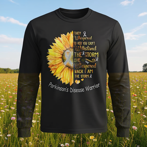 T-shirt a maniche lunghe I Am The Storm Parkinson's Disease Warrior - Product Image 3
