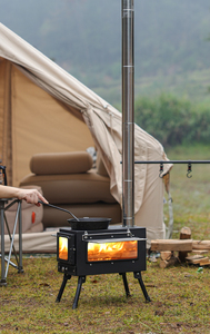 Nuovo Arrivo: Fornello da Tavolo in Acciaio Inox, Braciere Portatile, <span class=keywords><strong>Stufa</strong></span> <span class=keywords><strong>a</strong></span> <span class=keywords><strong>Legna</strong></span> per Cucina all'Aperto e Campeggio - Product Image 5