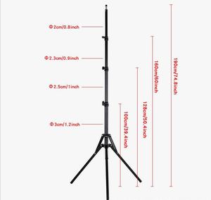 Hot max tải 4kg thực vật tăng trưởng ánh sáng đứng 1.6 hoặc 2.0 Meter tầng xếp gấp máy ảnh <span class=keywords><strong>tripod</strong></span> cho phát sóng trực tiếp điền vào ánh sáng - Product Image 5