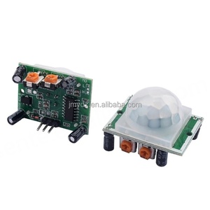 Módulo de Sensor Piroeléctrico Infrarrojo Humano HC-SR501, Sensor Piroeléctrico, Placa de Detección de Movimiento Humano - Product Image 1