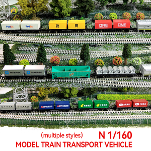 Vagó<span class=keywords><strong>n</strong></span> de Carga Contenedorizado a <span class=keywords><strong>Escala</strong></span> <span class=keywords><strong>N</strong></span> 1:160 para Maquetas Ferroviarias y Decoració<span class=keywords><strong>n</strong></span> de Dioramas - Product Image 1