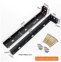 Support mural triangulaire robuste en acier inoxydable pour meuble TV, fabrication chinoise