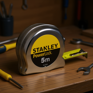 Ruban à mesurer Stanley PowerLock 5m, boîtier métallique avec crochet pour des mesures de précision - Product Image 3