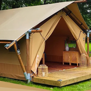 Petites tentes de safari, glamping de luxe en toile, <span class=keywords><strong>chalet</strong></span> de jardin pour la famille, maison en bois dans un pays enneigé - Product Image 3