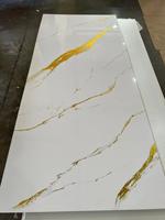 Panneau mural en placage de bois de bambou européen imperméable, feuille de marbre PVC pour intérieur