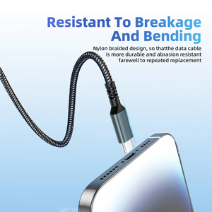 100W <span class=keywords><strong>USB</strong></span> C để C Cáp 5A <span class=keywords><strong>E</strong></span> đánh dấu nhanh chóng sạc cáp dữ liệu loại C nylon bện dây nhanh PD sạc cho MacBook Cáp máy tính xách tay - Product Image 2