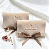 Pochettes à bijoux personnalisées avec logo, échantillon gratuit, livraison rapide, sacs en gros pour emballage de bijoux, pochettes à bijoux