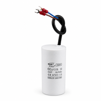 Condensateur de démarrage de moteur AC CBB60 50uF de haute qualité HuaYouXing 250VAC pour compresseur de machine à laver, auto-réparateur, longue durée de vie