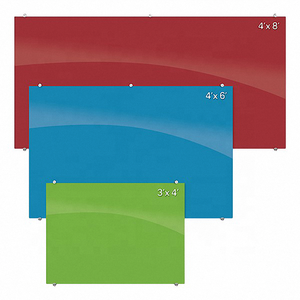 Tableau magnétique effaçable à sec en verre vert citron Tableau blanc mural sans cadre 180x120cm 4mm d'épaisseur <span class=keywords><strong>pour</strong></span> l'écriture scolaire et de bureau - Product Image 5