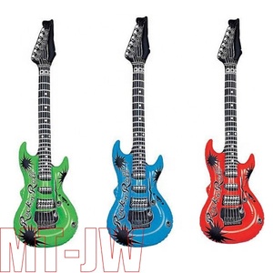 กีตาร์เป่าลมธีมปาร์ตี้80S 90s ของเล่นกีตาร์ไฟฟ้า35นิ้วแนวร็อคสตาร์8สี - Product Image 2