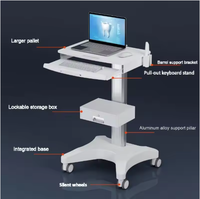 Chariot médical informatique BesClaireMed BCM-3 Classe II, support pour scanner oral, chariot mobile pour hôpital et salon de beauté, 23 pouces