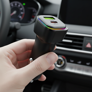 Chargeur de voiture double port PD 30W 48W A+C en gros d'usine, construction durable en ABS pour adaptateur de prise allume-cigare de téléphone portable - Product Image 5