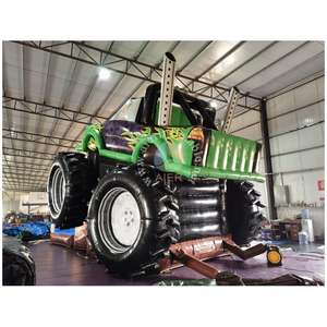 Structure gonflable <span class=keywords><strong>Monster</strong></span> Truck de haute qualité avec toboggan, combo personnalisé pour la location - Product Image 6