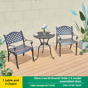 Açık avlu masa villa sandalye açık-hava balkon basit eğlence bahçe masa tezgah açık masa ve sandalye kombinasyonu - Product Image 3