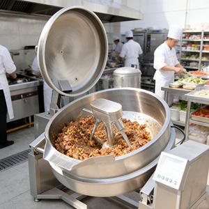 Máquina Mezcladora y Cocedora Automática de Jarabe de Caña de Azúcar y <span class=keywords><strong>Caramelo</strong></span> <span class=keywords><strong>con</strong></span> Tacho de Vapor Inclinable y Paleta - Product Image 1