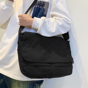 Borsa a Tracolla Casual in Tela Unisex per Ufficio, Pendolarismo e Uso Quotidiano - Product Image 1