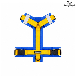 Ensemble laisse et harnais réglables en nylon de type H pour animaux de compagnie, personnalisables avec logo OEM, pour la promenade des chiens - Product Image 5