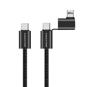 <span class=keywords><strong>สาย</strong></span><span class=keywords><strong>ชาร์จ</strong></span>เร็ว PD แบบถัก2 in 1 3A USB 60W 2.0 <span class=keywords><strong>A</strong></span> TO USB Type C และ L USB <span class=keywords><strong>สาย</strong></span><span class=keywords><strong>ชาร์จ</strong></span>หลายสายสำหรับ Android และ iPhone - Product Image 4