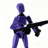 Figura de Acción Articulada Impresa en 3D con Tecnología FDM, Muñeco Personalizado con Articulaciones Móviles, PLA de Alta Precisión con Tolerancia de 0.01 mm y Superficie Lisa