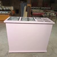 Vente en gros d'usine de nourriture de rue personnalisée, remorque mobile pliable, snack-bar, présentoir de restauration, chariot portable