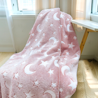 Couverture en polyester imprimée élégante, confortable, luxueuse, au toucher velouté, douce pour la peau, pour le salon et la chambre à coucher