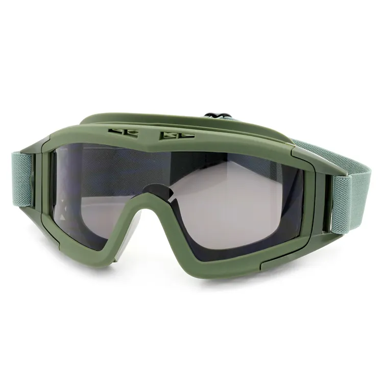High Quality 3 Lens Tactical Goggles Shooting Glasses Outdoor Sports Eyewear