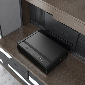 Caja Fuerte de Alta Seguridad con Cerradura de Huella Digital Electrónica, Caja Fuerte para Dinero y Armas para Reposacabezas de Auto <span class=keywords><strong>POLYMATH</strong></span> TK350B - Product Image 2