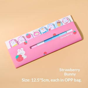 Adesivi Memo Riutilizzabili con Animali Cartoon, Stile Ins Carino, per Studio e Indice - Product Image 6